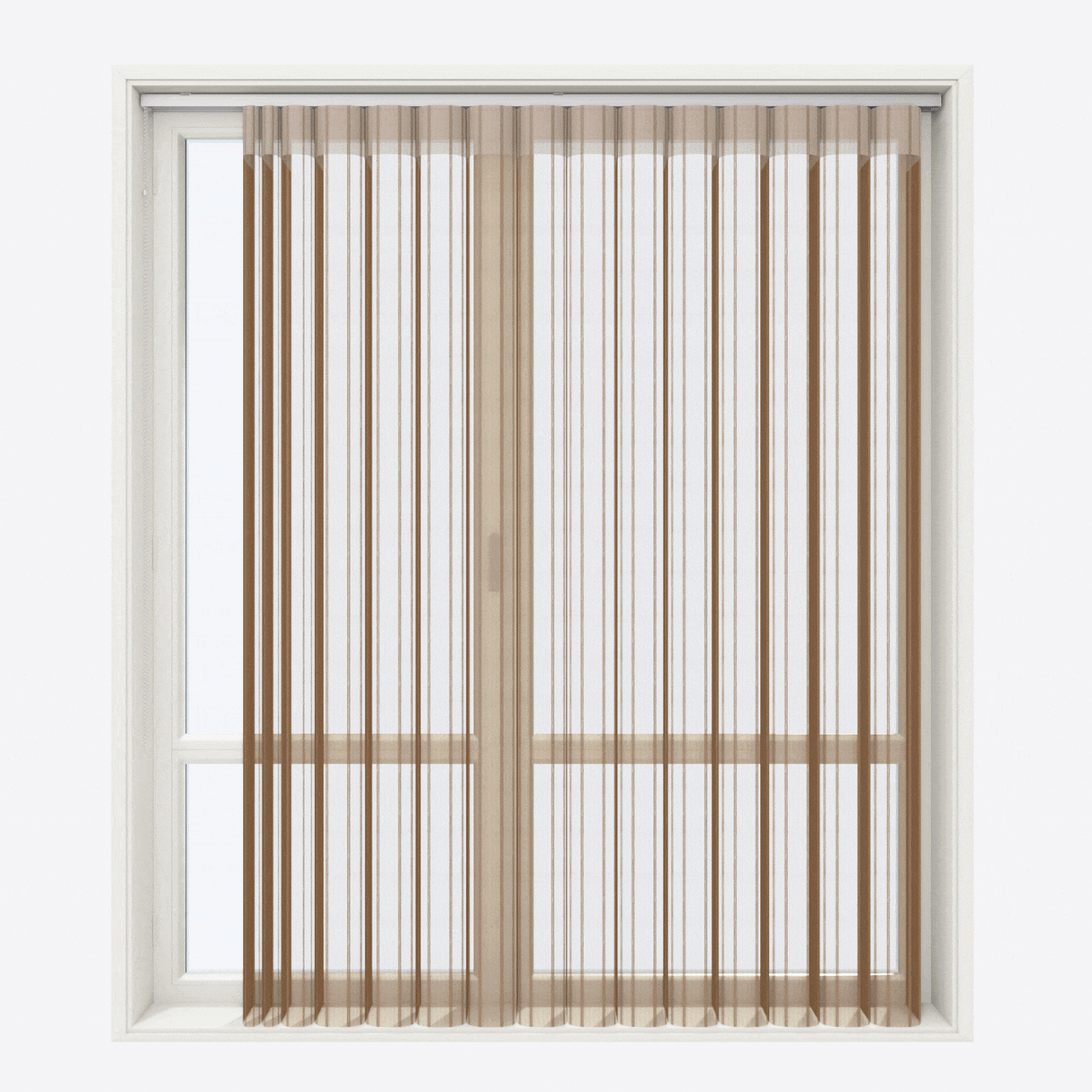 Perdele verticale zi și noapte Dita 40cm Bronze Brown