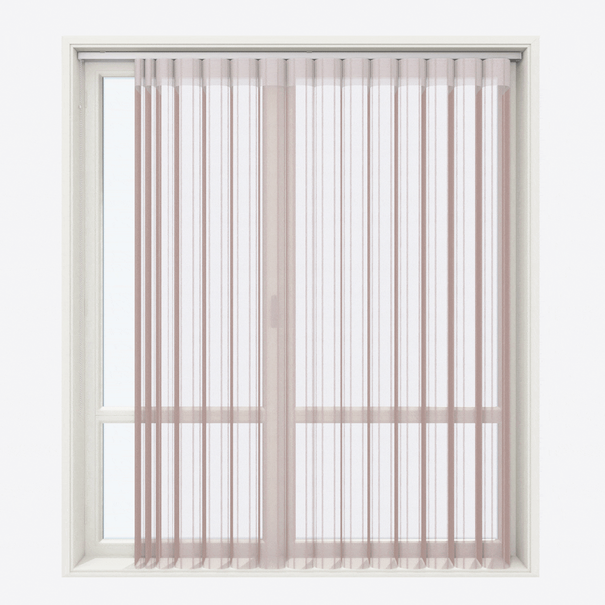 Perdele verticale zi și noapte Dita 40cm Adobe Rose