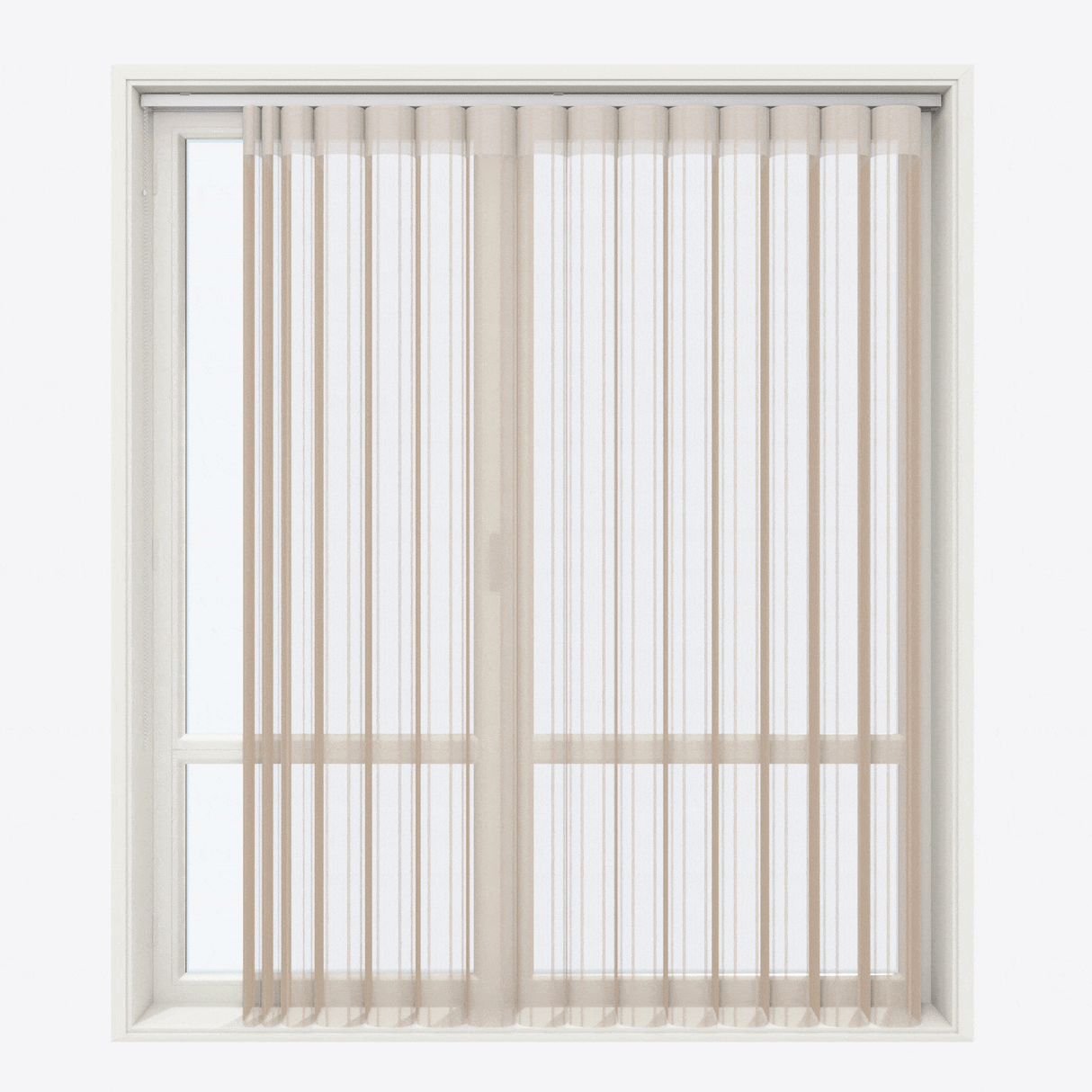 Perdele verticale de zi și noapte Dita 40cm Gilded Beige