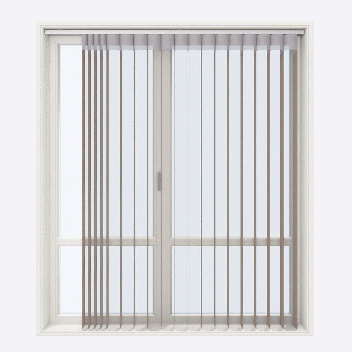 Jaluzele verticale tip zi și noapte Monaco 33 cm Sandstone Grey