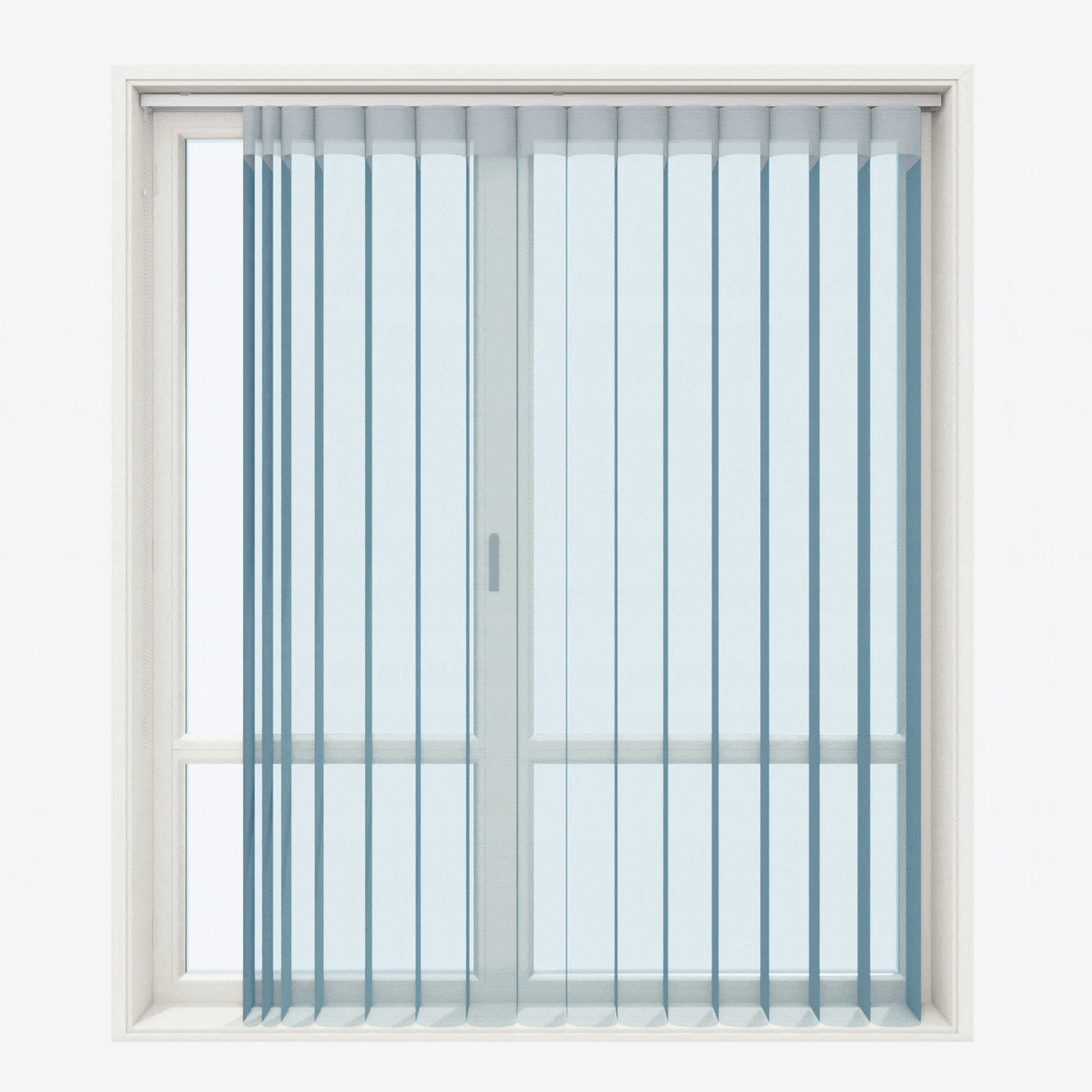 Jaluzele verticale tip Zi și Noapte Nadin 40cm Colonial Blue
