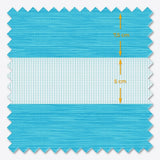 Allure Angel Blue Day & Night Blinds - Zen Shades