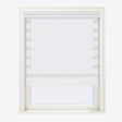 Allure Gloss White Day & Night Blinds - Zen Shades