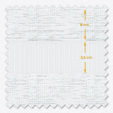 Allure Gloss White Day & Night Blinds - Zen Shades