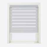 Allure Mirage Grey Day & Night Blinds - Zen Shades