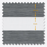 Allure Steeple Gray Day & Night Blinds - Zen Shades