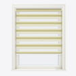 Allure Turtle Green Day & Night Blinds - Zen Shades