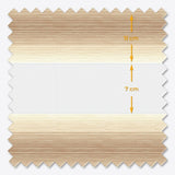 Allure Warm Sand Day & Night Blinds - Zen Shades