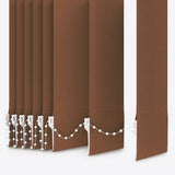 Bali Caramel Café Vertical Blinds - Zen Shades