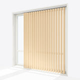 Bali Pear Beige Vertical Blinds Replacement Slats - Zen Shades