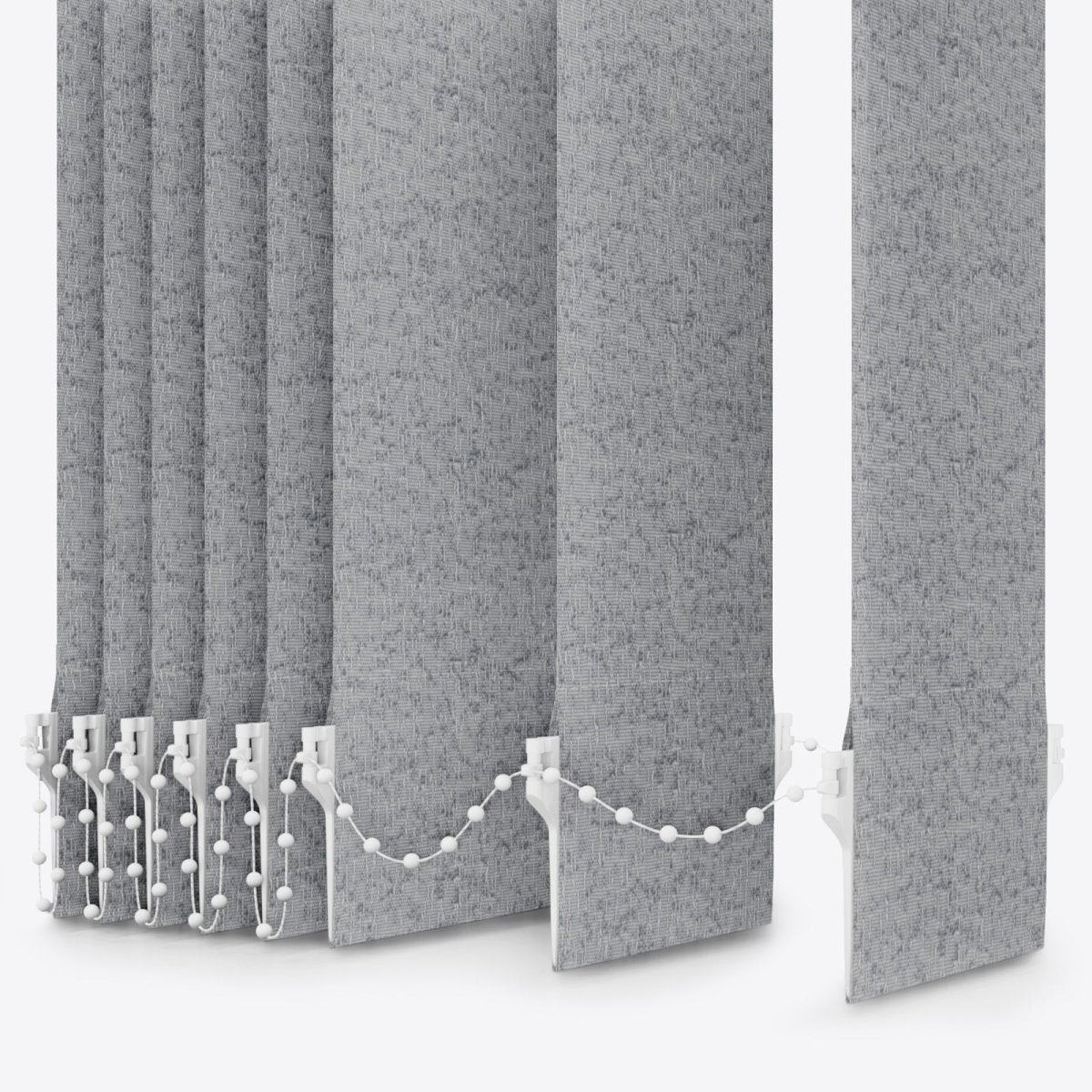 Bali Titanic Grey Vertical Blinds - Zen Shades