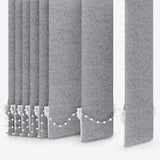 Bali Titanic Grey Vertical Blinds - Zen Shades