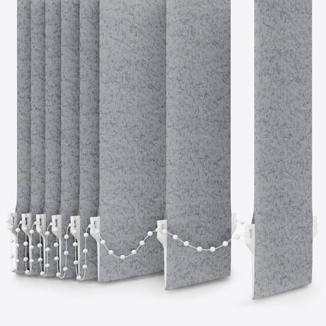 Bali Titanic Grey Vertical Blinds Replacement Slats - Zen Shades
