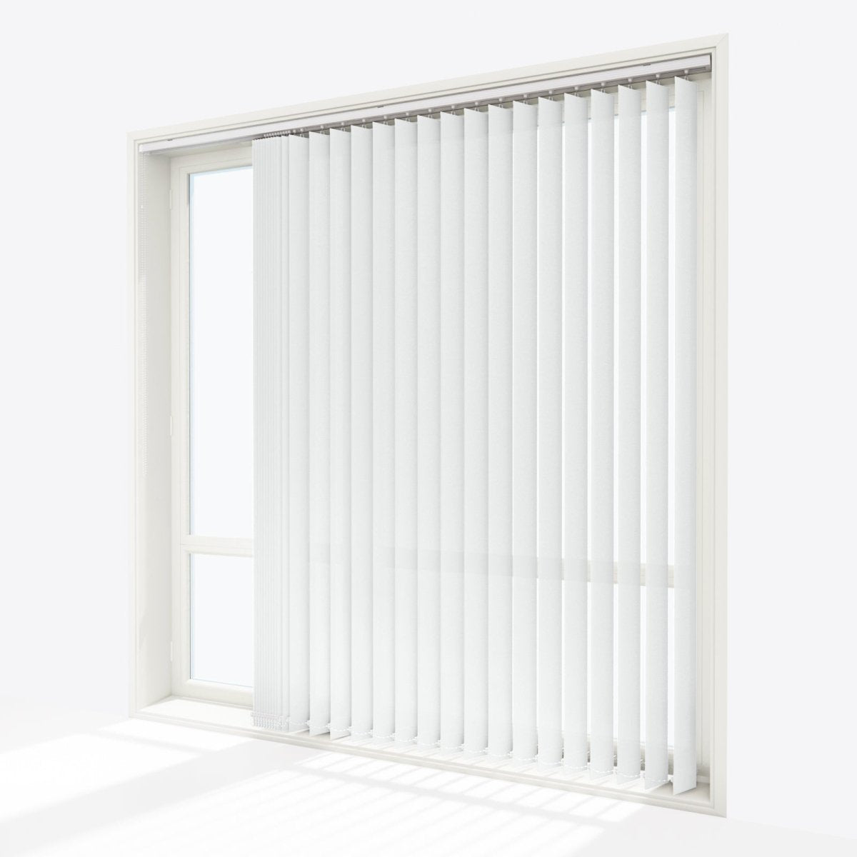 Bali White Vertical Blinds - Zen Shades