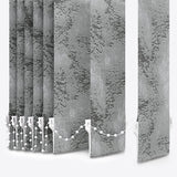 Batista Ash Grey Vertical Blinds - Zen Shades