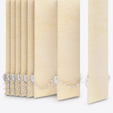 Batista Biscotti Vertical Blinds - Zen Shades