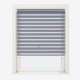Blackout Delicacy Folkstone Gray Day & Night Blinds - Zen Shades