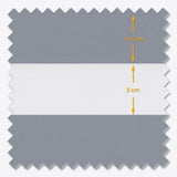 Blackout Delicacy Folkstone Gray Day & Night Blinds - Zen Shades