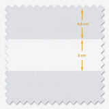 Blackout Delicacy Gray Dawn Day & Night Blinds - Zen Shades
