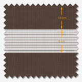 Bliss Ash Brown Day & Night Blinds - Zen Shades