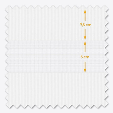 Bliss Porcelain White Day & Night Blinds - Zen Shades