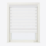 Bliss Porcelain White Day & Night Blinds - Zen Shades