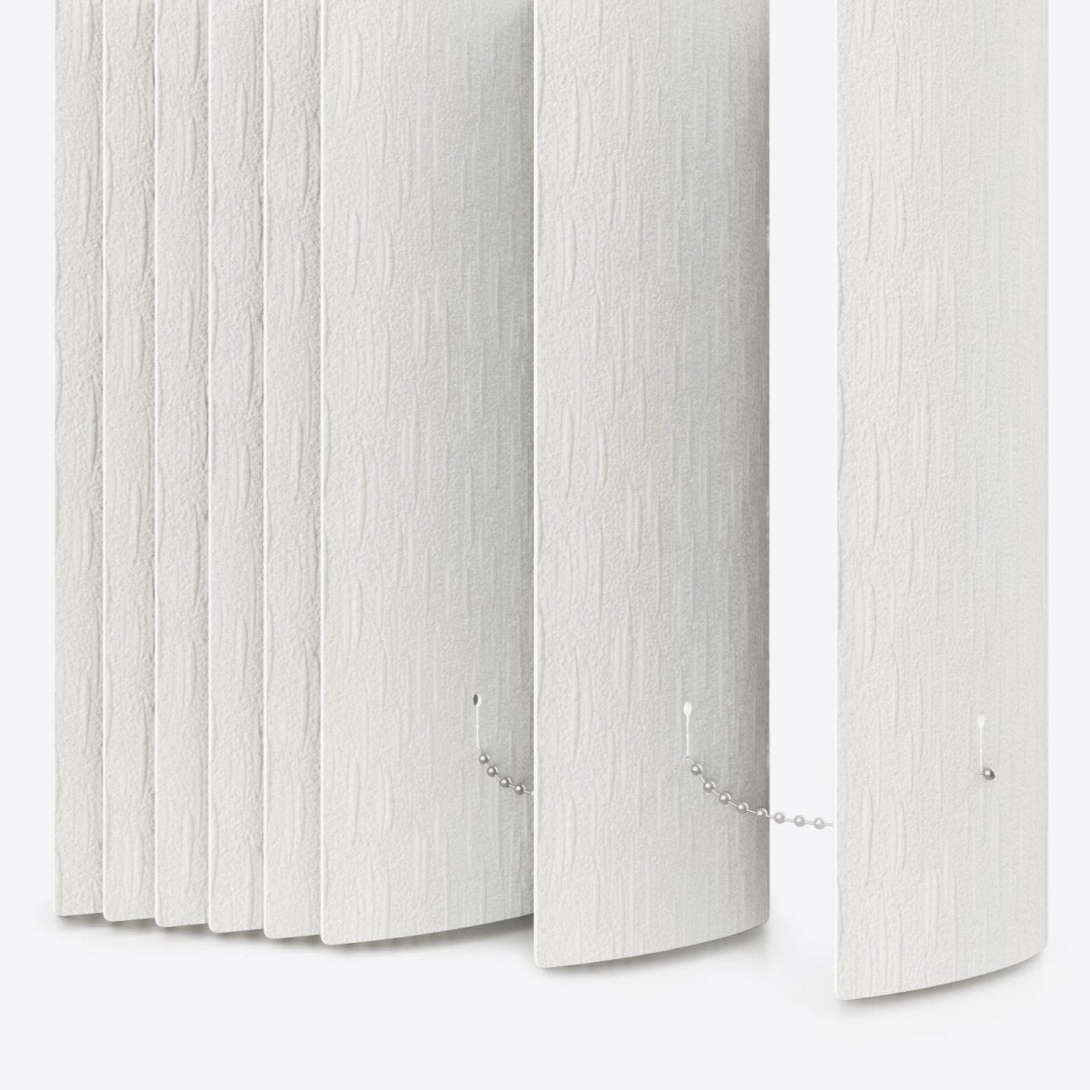 Brooklyn Ice Blackout PVC Vertical Blinds - Zen Shades