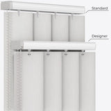 Brooklyn Ice Blackout PVC Vertical Blinds - Zen Shades