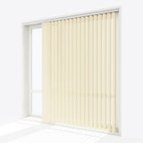 Bubble Tulip White PVC Vertical Blinds - Zen Shades