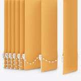 Colori Amber Yellow Vertical Blinds - Zen Shades