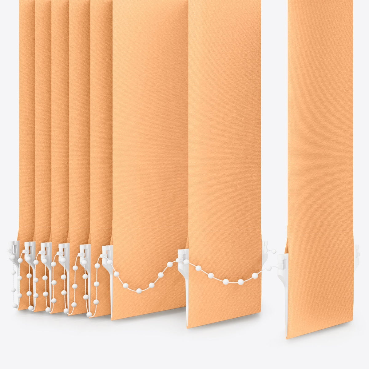 Colori Apricot Nectar Vertical Blinds Replacement Slats - Zen Shades