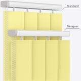 Colori Elfin Yellow Vertical Blinds - Zen Shades