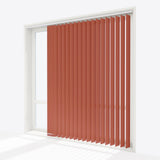 Colori Mecca Orange Vertical Blinds Replacement Slats - Zen Shades