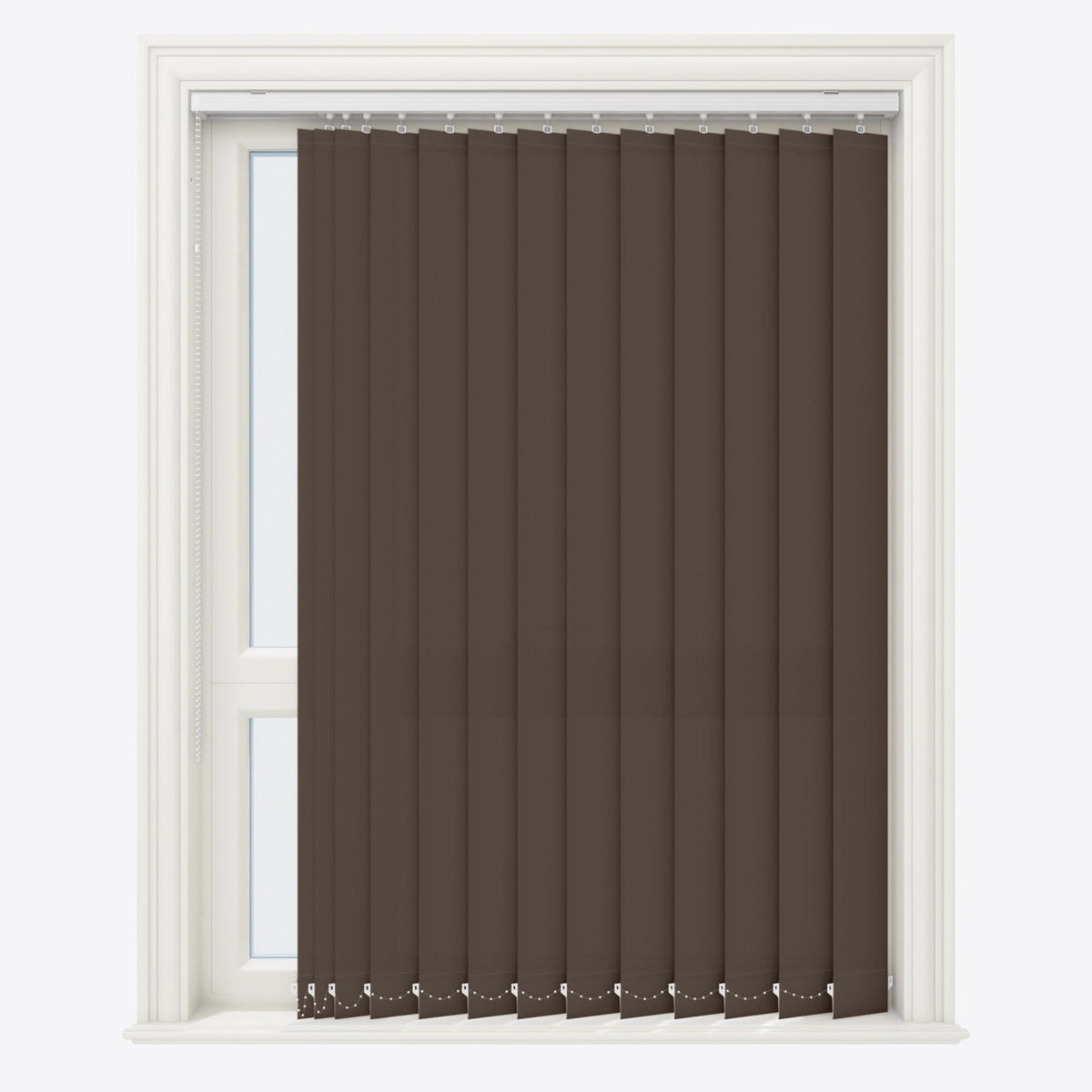 Colori Moor Oak Grey Vertical Blinds - Zen Shades