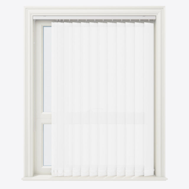 Colori Signal White Vertical Blinds - Zen Shades