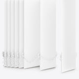 Colori Signal White Vertical Blinds Replacement Slats - Zen Shades