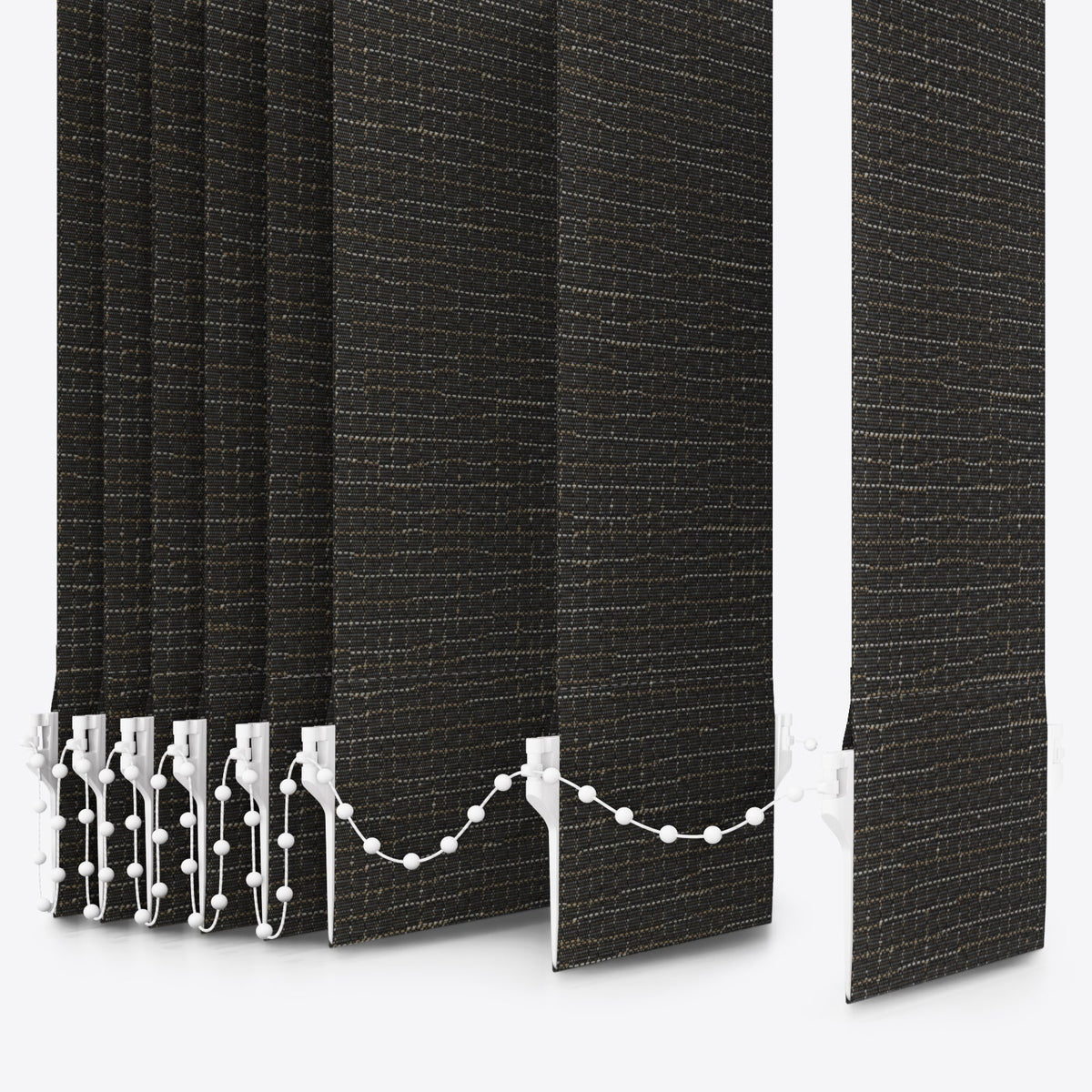Designo Black Olive Vertical Blinds - Zen Shades