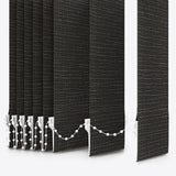 Designo Black Olive Vertical Blinds - Zen Shades