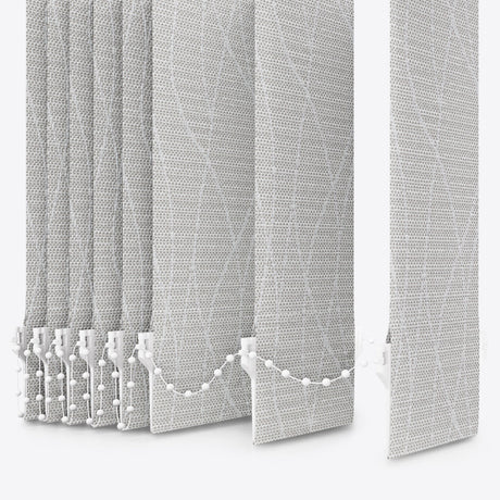Designo Limestone Vertical Blinds Replacement Slats - Zen Shades