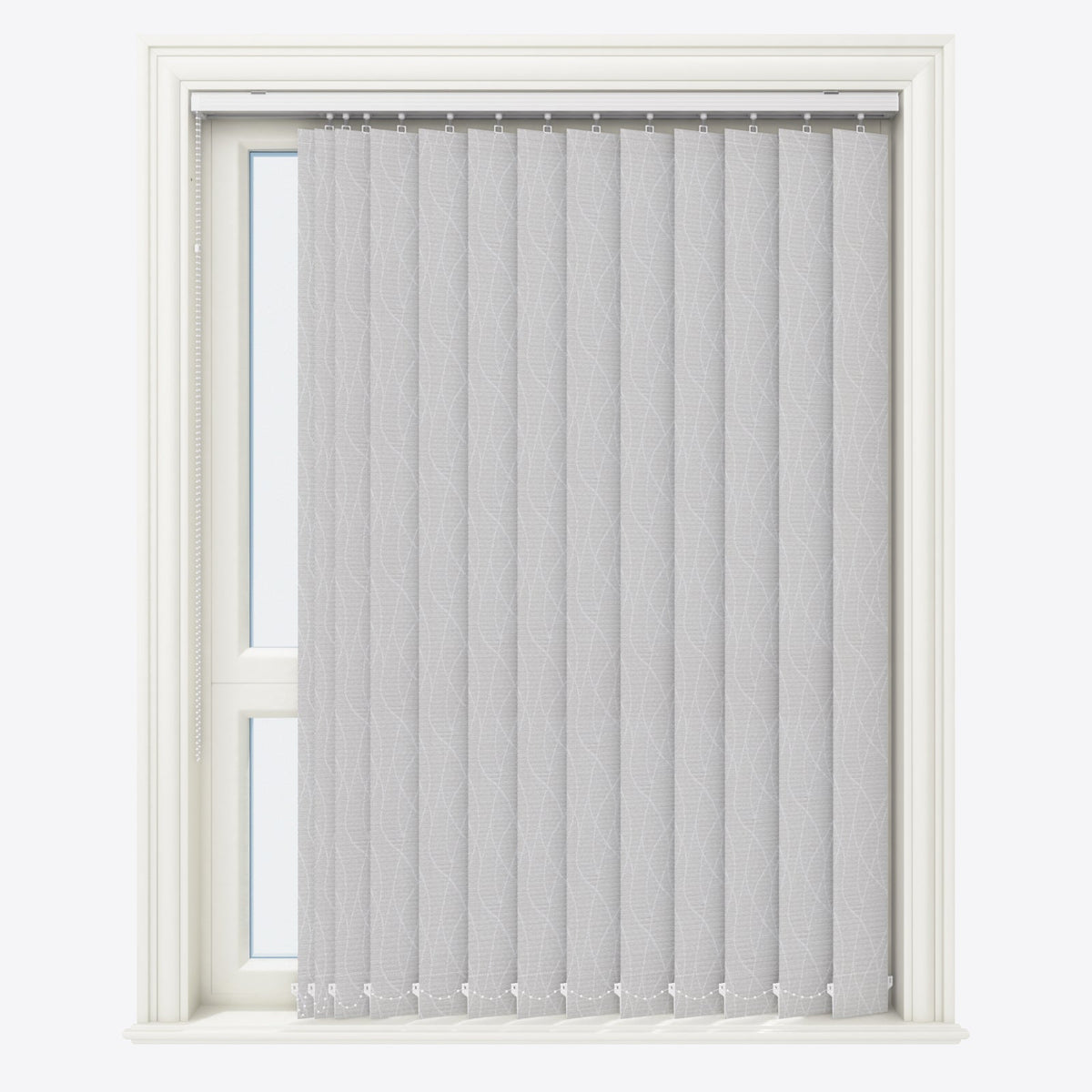 Designo Limestone Vertical Blinds Replacement Slats - Zen Shades