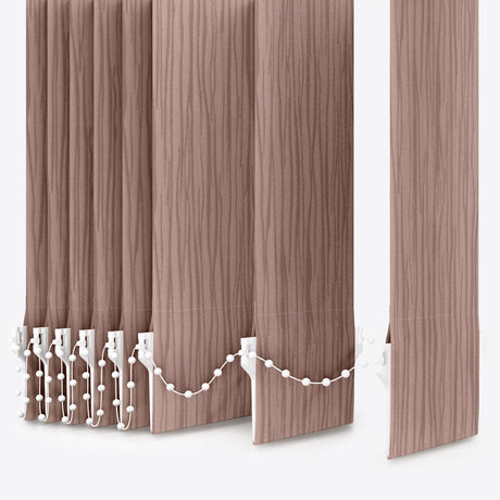 Gabi Ginger Snap Vertical Blinds Replacement Slats - Zen Shades