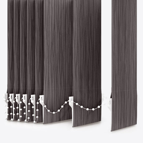 Gabi Mulch Vertical Blinds Replacement Slats - Zen Shades