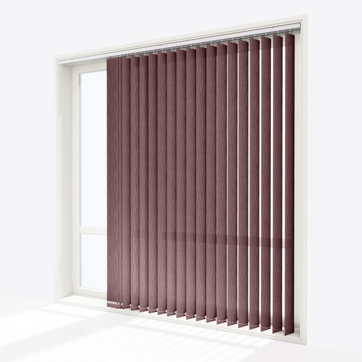 Gabi Rose Taupe Vertical Blinds - Zen Shades
