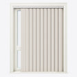Genova Ivory Satin Blackout PVC Vertical Blinds - Zen Shades