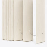 Genova Ivory Satin Blackout PVC Vertical Blinds - Zen Shades