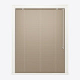 Gloss Grey Beige Venetian Blinds - Zen Shades
