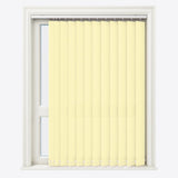 Herringbone Designer Cream Yellow Vertical Blinds Replacement Slats - Zen Shades