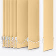 Herringbone Sandalwood Beige Vertical Blinds Replacement Slats - Zen Shades