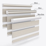 Impression Day and Night Blackout Sandshell Blinds