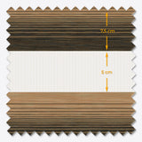 Jaluzele Impression Zi și Noapte Wood Eclipse Oak